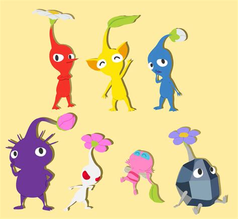 Pikmin Types by UltimateYoshi on DeviantArt