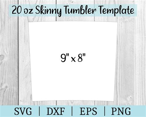 Printable 20 Oz Tumbler Template - Printable Word Searches