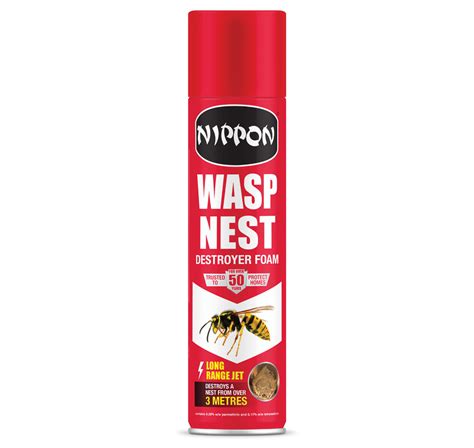 Nippon Wasp Nest Destroyer Foam | Wasp Control | Treatment For Wasps ...