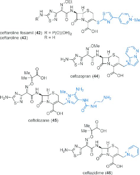 Structures of cephalosporins. | Download Scientific Diagram