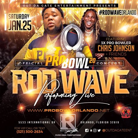 Rod Wave Concert @ Rumjungle Orlando event Probowl weekend # ...