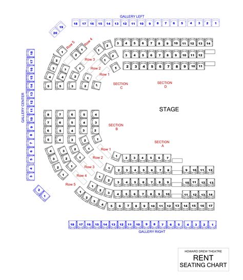 Seating Chart s for Omaha Community Playhouse