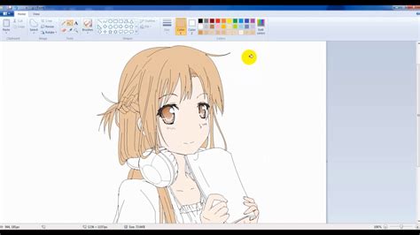 anime ms paint (THREE) - YouTube