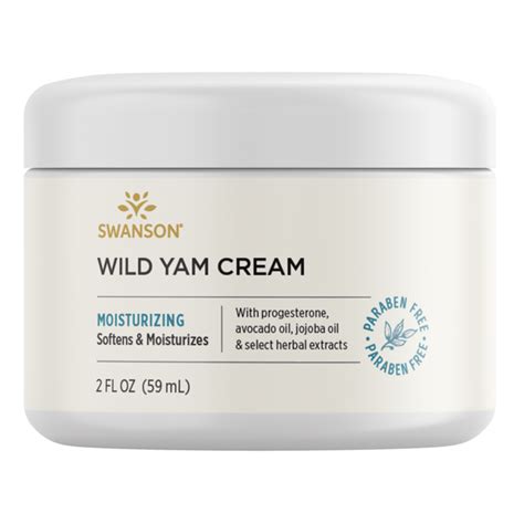 Swanson Premium Wild Yam Cream 2 fl oz (59 ml) Cream - Swanson Health ...