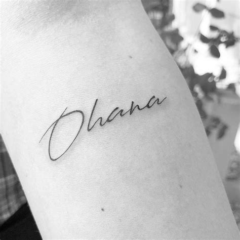 Ohana Tattoo Fonts