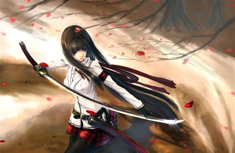 12++ Anime Girl Warrior Wallpaper - Anime Top Wallpaper