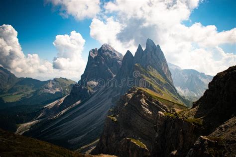 Italy, the Dolomites Mountain Range - a UNESCO World Heritage Site ...