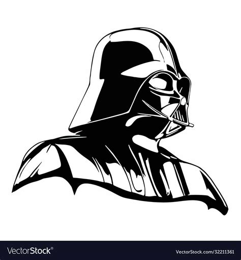 Darth Vader Clipart, Darth Vader Outline, Darth Vader Stencil, Darth ...