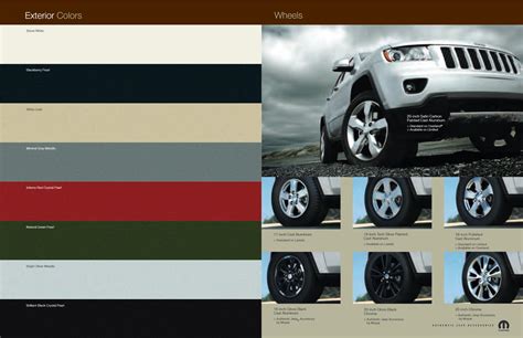 Color Chart For Jeep Cherokee