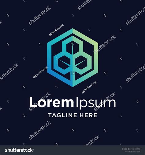 Thc Logo Hexagon Concept Stock Vector (Royalty Free) 2162101993 ...