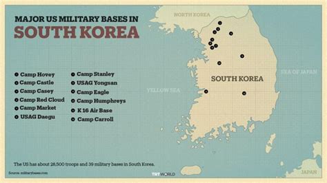 Us Military Bases South Korea Map