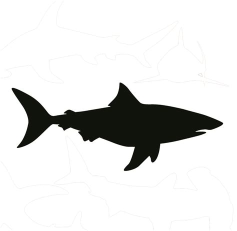 Shark Silhouette Clipart