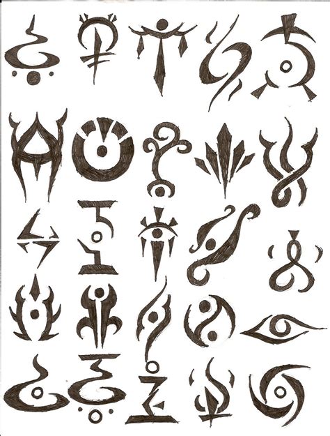 Symbols For Tattoos | Símbolos geniales, Tatuajes pequeños, Dibujos ...