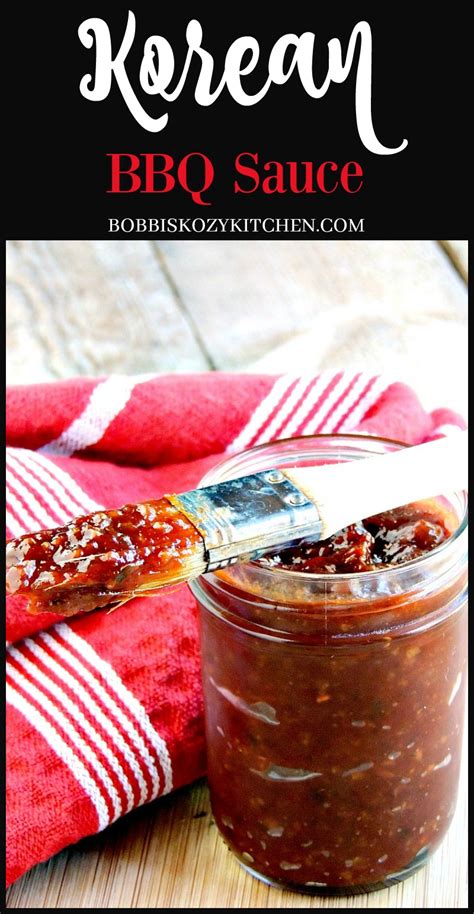 Korean BBQ Sauce | Bobbi's Kozy Kitchen