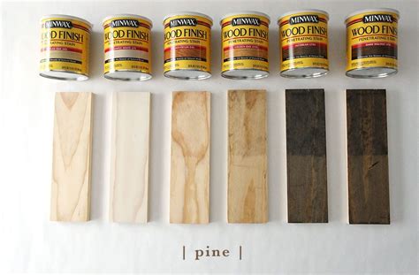 How 6 Different Stains Look On 5 Popular Types of Wood - Chris Loves ...