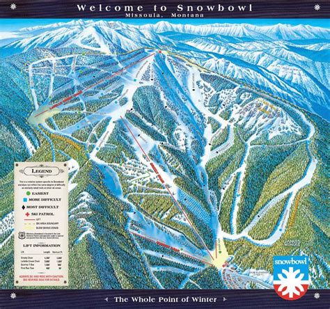 Trail Map - snowbowl | State parks, Missoula, Montana ski