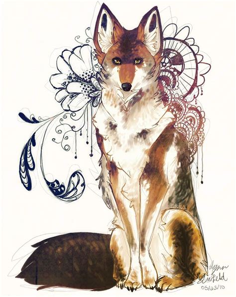 Coyote by Lynndoodles on deviantART | Spirit animal art, Illustration ...