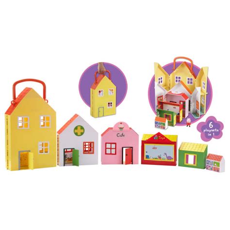 Peppa Pig: Peppa's World of Playsets 6 in 1 Toys | TheHut.com