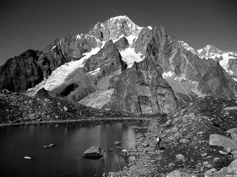 le-mont-blanc-Ansel-Adams | Ansel adams, Black and white landscape ...