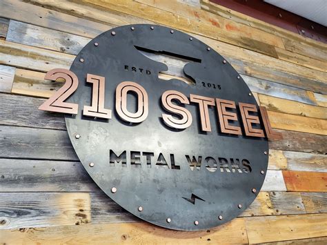 Metal Company/Business Signs - Custom Made | Metal signage, Storefront ...