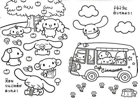 Cinnamoroll from Sanrio Coloring Page - Free Printable Coloring Pages ...