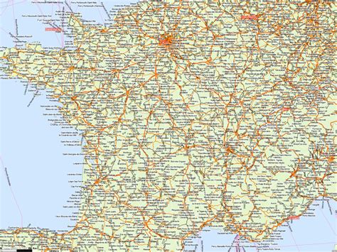 Carte De France Detaillee Carte De France Departements Villes Et Images ...