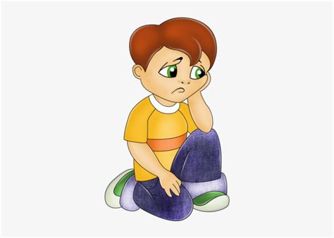 Sad Kids Jpg Transparent Huge Freebie - Sad Boy Cartoon Png Transparent ...