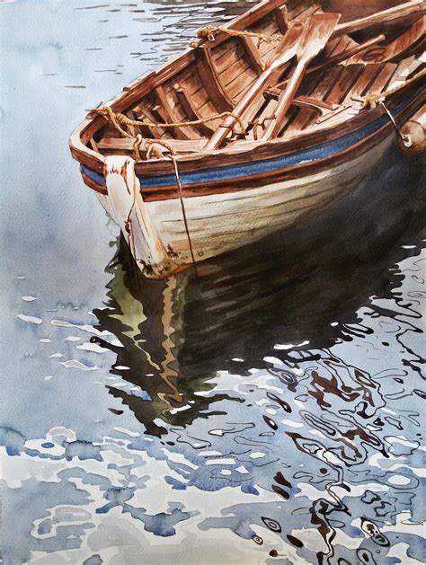 Original Watercolor Painting, Reflections, 36x48 cm : r/artstore