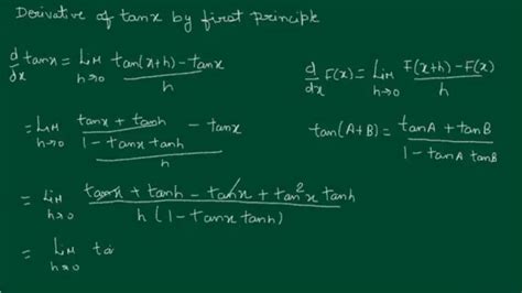 Derivative of tangent x, sec x & tan x Longer - Free Tutorial - Get ...