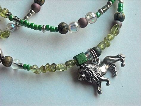 Peridot Waistbeads Leo Lion Birthstone | Etsy | Lion pendant, Peridot ...