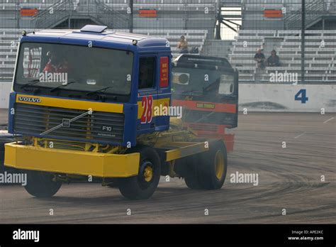 Big Rig Truck Racing Stock Photo - Alamy