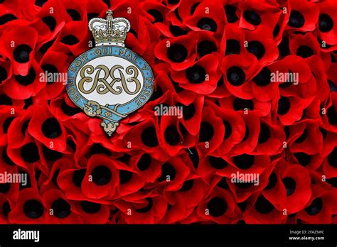 Poppy Wreath for remembrance day, London Stock Photo - Alamy