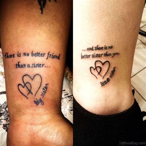 25 Splendid Sister Tattoos On Wrist