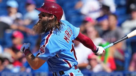 Why Brandon Marsh's hair always looks greasy during Phillies games: 'It ...