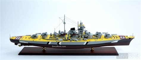 Bismarck - Handcrafted Wooden Model Ship| SavyBoat