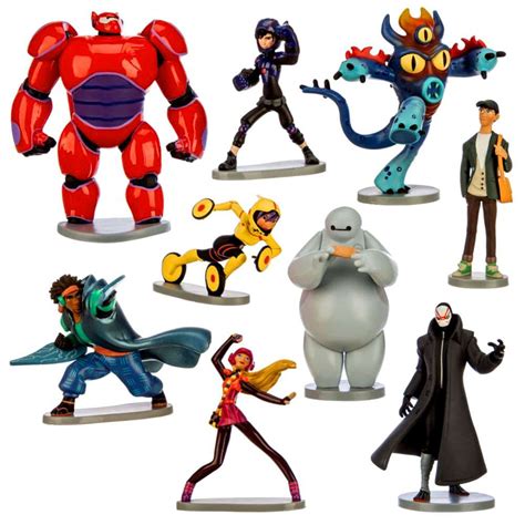 Disney Big Hero 6 Big Hero 6 Exclusive 9-Piece Deluxe PVC Figure ...