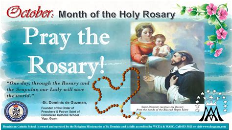 October is the Month of the Holy Rosary – Dominican Catholic School