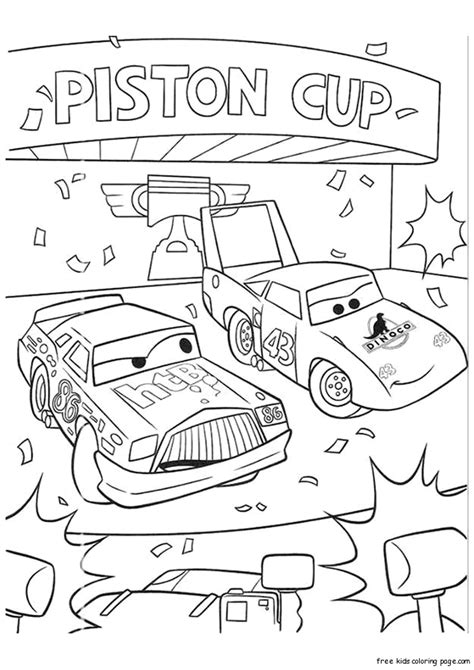 race car coloring pages free printable for kidsFree Printable Coloring ...