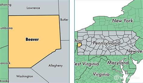 Beaver County, Pennsylvania / Map of Beaver County, PA / Where is ...