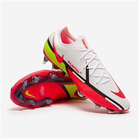 Nike Phantom GT II Elite FG - White/Bright Crimson/Volt-Black - Mens ...