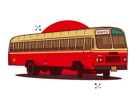 Old KSRTC Bus 'Aanavandi' by Aswin Babu on Dribbble