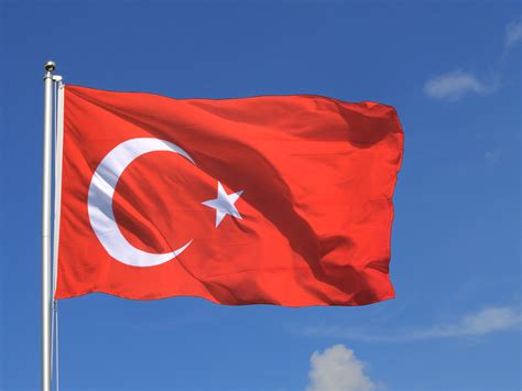 Grand drapeau Turquie - 150 x 250 cm - MaxFlags - Monsieur-des-Drapeaux