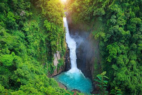 The steep - almost absolute vertical - drop at Haew Narok Waterfalls in ...