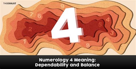 Numerology 4 Meaning: Dependability and Balance