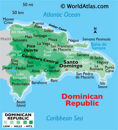 Dominican Republic Map / Geography of Dominican Republic / Map of ...