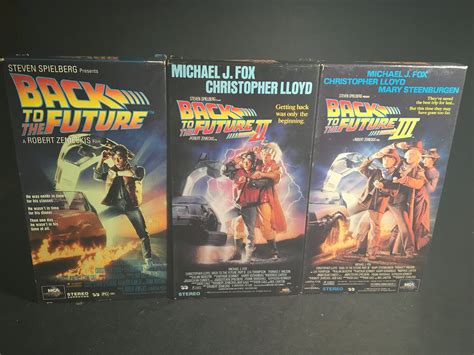 Back to the Future VHS Trilogy Tapes Used - Etsy | Back to the future ...