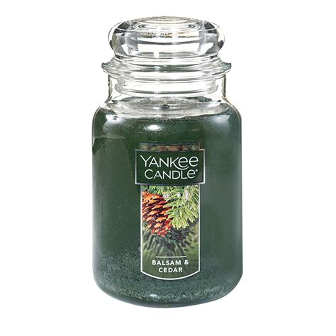 Yankee Candle Balsam & Cedar - Original Large Jar Scented Candle ...