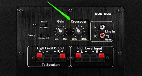 Subwoofer Crossover Settings (Guide)