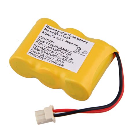 Rechargeable Cordless Phone Battery for VTech BT-17333 BT-27333, 3.6V ...