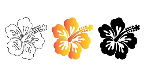 Hibiscus Flower Vector Art, Icons, and Graphics for Free Download